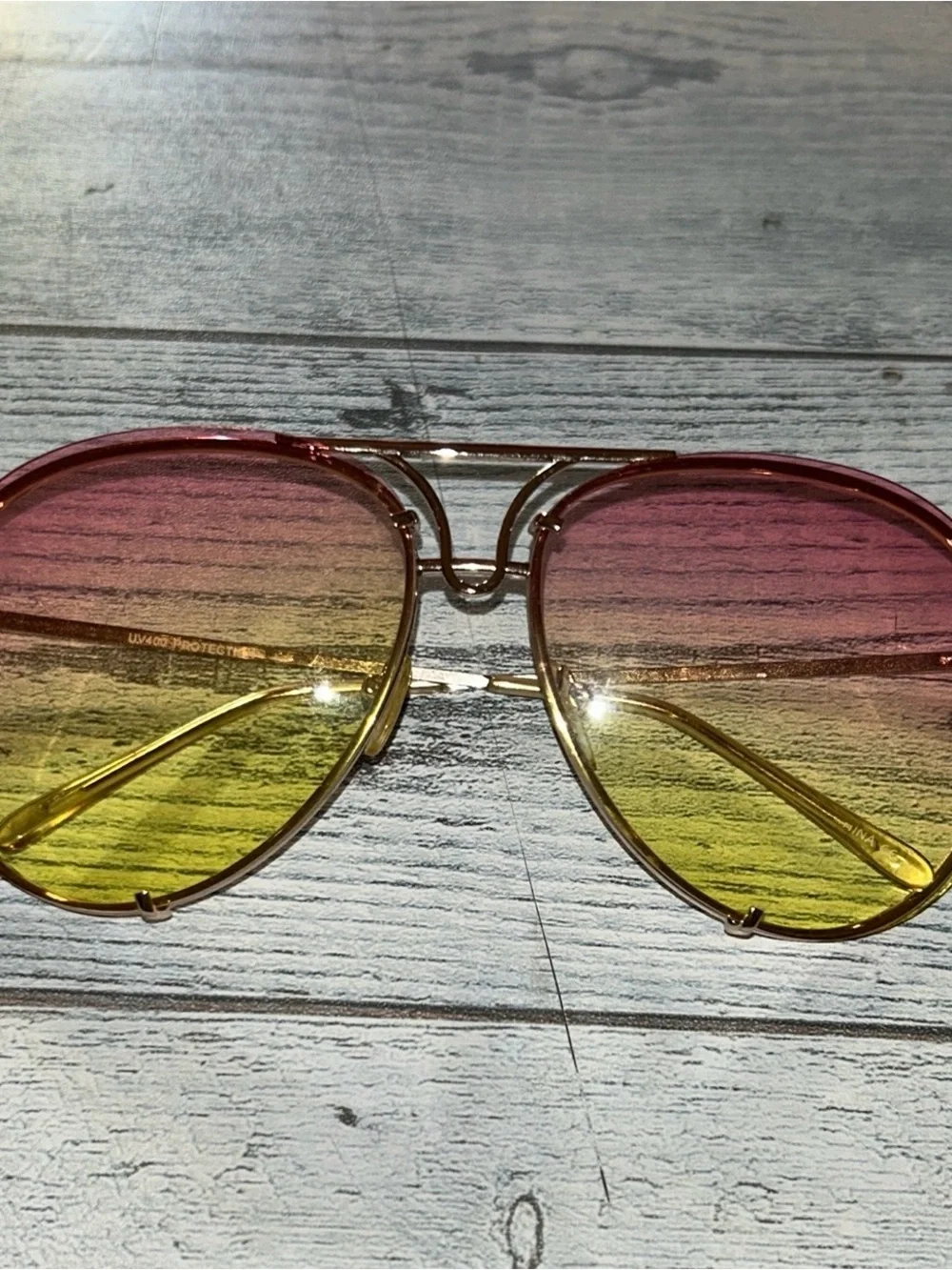Pair of trendy sunglasses
